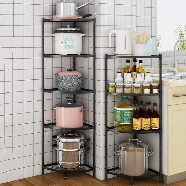 hooks & rails 3 4 5 tiers corner rack carbon steel kitchen organizer bathroom storage detachable standing durable shelf for
hooks & rails 3 4 5 tiers corner rack carbon steel kitchen organizer bathroom storage detachable standing durable shelf for