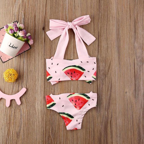 one-piece suits summer watermeloen print baby meisjes badmode 2021 halter strik kids bikini girls beachwear badpak 1-6y
one-piece suits summer watermeloen print baby meisjes badmode 2021 halter strik kids bikini girls beachwear badpak 1-6y