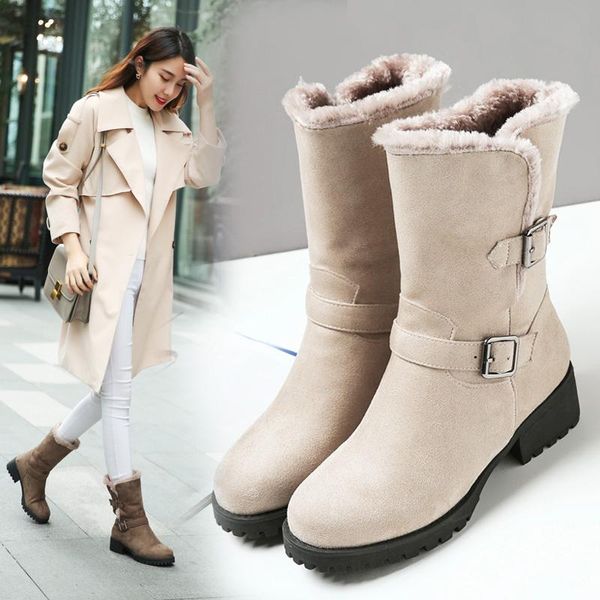 boots 2021 winter snow women shoes zip warm plush for cold fashion women's sweet ladies brand ankle botas, Black
boots 2021 winter snow women shoes zip warm plush for cold fashion women's sweet ladies brand ankle botas, Black