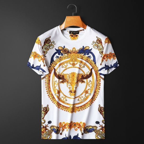 fashion t shirts men's short sleeve double mercerized cotton round neck half 2021 summer large, White;black
fashion t shirts men's short sleeve double mercerized cotton round neck half 2021 summer large, White;black