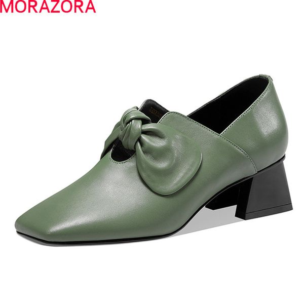 morazora women pumps genuine leather ladies sweet casual shoes fashion bowknot single shoes black 210506
morazora women pumps genuine leather ladies sweet casual shoes fashion bowknot single shoes black 210506