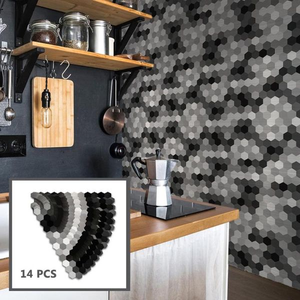 wallpapers 14 pieces mosaic tile sticker self adhesive 3d wallpaper for bathroom kitchen home decor diy waterproof pvc wall
wallpapers 14 pieces mosaic tile sticker self adhesive 3d wallpaper for bathroom kitchen home decor diy waterproof pvc wall