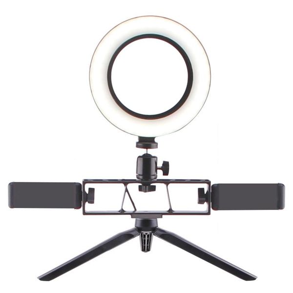 flash heads 16cm dimmable ring light with tripod and dual phone clip for smart makeup live youtube pographic studio
flash heads 16cm dimmable ring light with tripod and dual phone clip for smart makeup live youtube pographic studio
