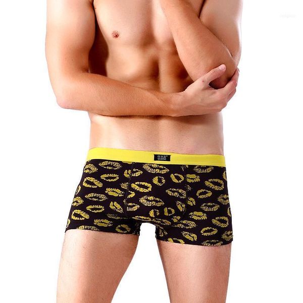 men cotton underwear male lipstick printing boxer shorts breathable soft underpants comfortable boxers plus size1, Black;white
men cotton underwear male lipstick printing boxer shorts breathable soft underpants comfortable boxers plus size1, Black;white