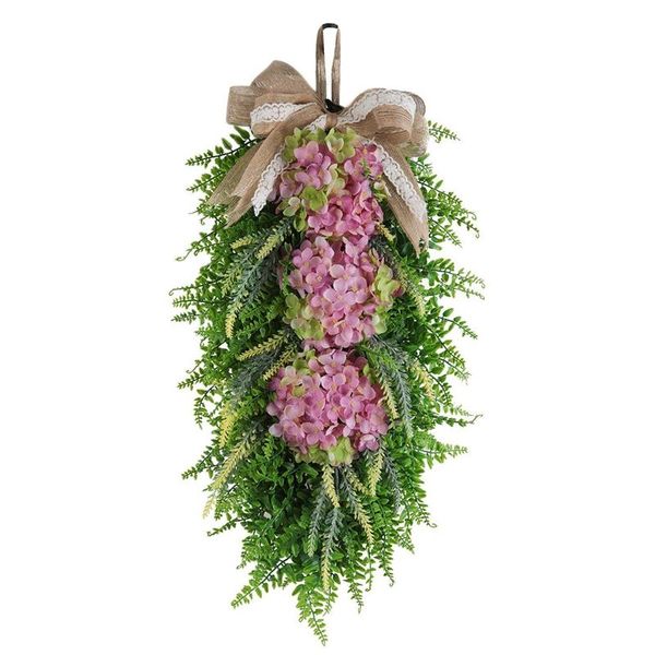 christmas teardrop swag hydrangea persian grass with ribbon bows for xmas wall window decor decorative flowers & wreaths
christmas teardrop swag hydrangea persian grass with ribbon bows for xmas wall window decor decorative flowers & wreaths