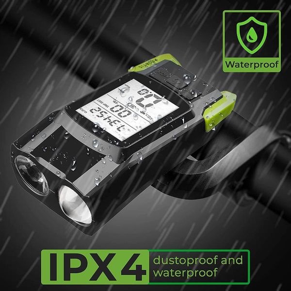 bike lights bicycle light with wireless speedometer odometer and horn 800 lumes usb rechargeable front led for all bikes
bike lights bicycle light with wireless speedometer odometer and horn 800 lumes usb rechargeable front led for all bikes