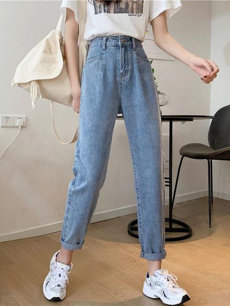 women's jeans wavsiyier vintage denim trousers pants women woman 2021 autumn winter korean style streetwear high waist pantalon, Blue
women's jeans wavsiyier vintage denim trousers pants women woman 2021 autumn winter korean style streetwear high waist pantalon, Blue