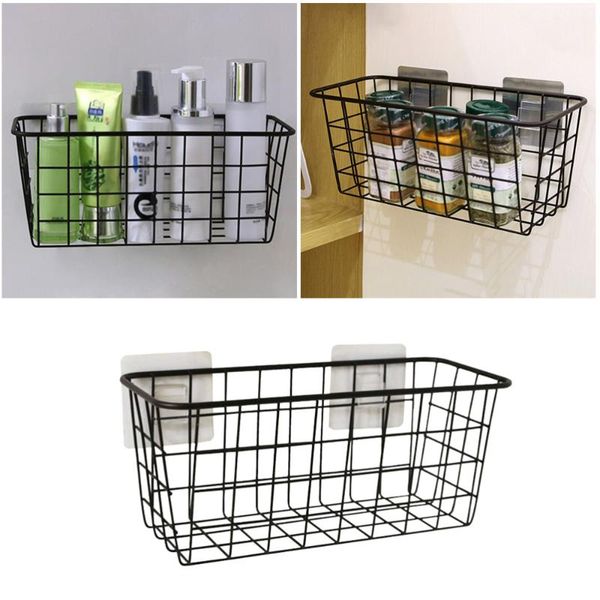storage baskets 1pc japanese style basket wall organizer for kitchen bathroom (black)
storage baskets 1pc japanese style basket wall organizer for kitchen bathroom (black)