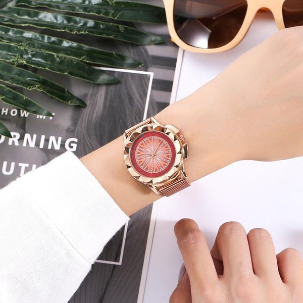 wristwatches women's watch reloje mujer fashion flower stainless steel analog quartz wrist watches clock relogio feminino ladies, Slivery;brown
wristwatches women's watch reloje mujer fashion flower stainless steel analog quartz wrist watches clock relogio feminino ladies, Slivery;brown