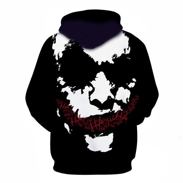 men's hoodies & sweatshirts songsongding fashion sports pullover clown back soul series 3d printing couples head sweater cosp, Black
men's hoodies & sweatshirts songsongding fashion sports pullover clown back soul series 3d printing couples head sweater cosp, Black