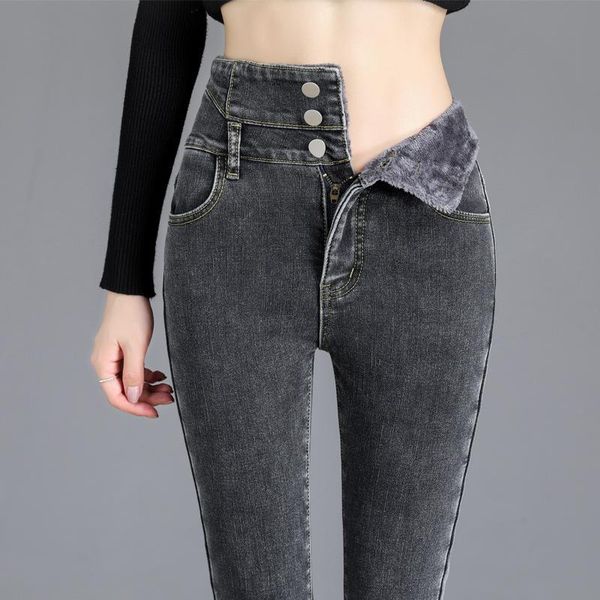 women winter fleece jeans solid warm thicken denim pencil pants fashion skinny jean slim trousers plus size women's, Blue
women winter fleece jeans solid warm thicken denim pencil pants fashion skinny jean slim trousers plus size women's, Blue