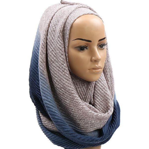 scarves cotton hijab shawls wrinkle muslim gradual color wraps headband autumn long scarf 10pcs/lot, Blue;gray
scarves cotton hijab shawls wrinkle muslim gradual color wraps headband autumn long scarf 10pcs/lot, Blue;gray