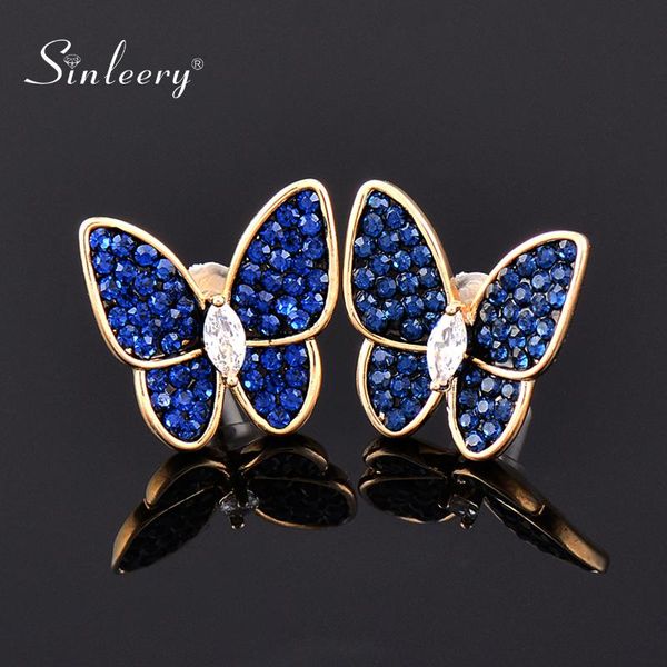 elegant crystal butterfly stud earring for women gold silver color ear earrings fashion wedding jewelry es548 sso, Golden;silver
elegant crystal butterfly stud earring for women gold silver color ear earrings fashion wedding jewelry es548 sso, Golden;silver