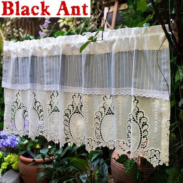 american mediterranean striped door curtain nordic cabinet half-curtain hollow out embroidered short sheer curtains dl-jd833#30 & drapes
american mediterranean striped door curtain nordic cabinet half-curtain hollow out embroidered short sheer curtains dl-jd833#30 & drapes
