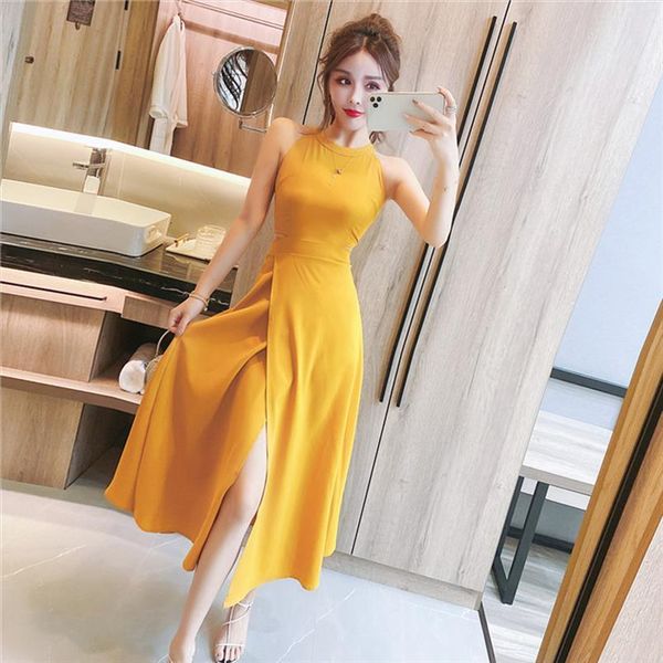 dress summer seaside holiday womens camis o neck sleeveless irregular split high waist slim long tide ml891, White
dress summer seaside holiday womens camis o neck sleeveless irregular split high waist slim long tide ml891, White
