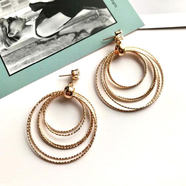 dangle & chandelier european women's earrings several circle thread big zircon shining drop elegent street style, Silver
dangle & chandelier european women's earrings several circle thread big zircon shining drop elegent street style, Silver