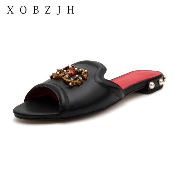 women shoes flats sandals luxury handmade genuine leather mature ladies party black buckle slippers plus size us11
women shoes flats sandals luxury handmade genuine leather mature ladies party black buckle slippers plus size us11