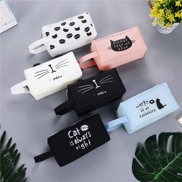 waterproof pencil bag kawaii cat zipper pen case pouch stationery student large capacity leather purse office supplies pink bags
waterproof pencil bag kawaii cat zipper pen case pouch stationery student large capacity leather purse office supplies pink bags