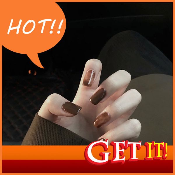 decorated diy hand nail stylist nina 130 amber fake nail patch wearing finished 24 es, Red;gold
decorated diy hand nail stylist nina 130 amber fake nail patch wearing finished 24 es, Red;gold