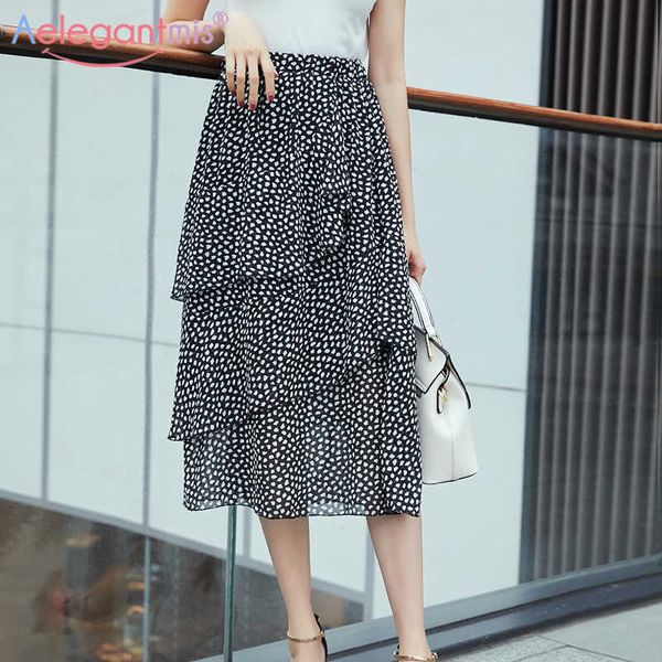 aelegantmis summer fashion polka dot print women chiffon skirt long ruffles black beach girl high street casual mid s 210607
aelegantmis summer fashion polka dot print women chiffon skirt long ruffles black beach girl high street casual mid s 210607