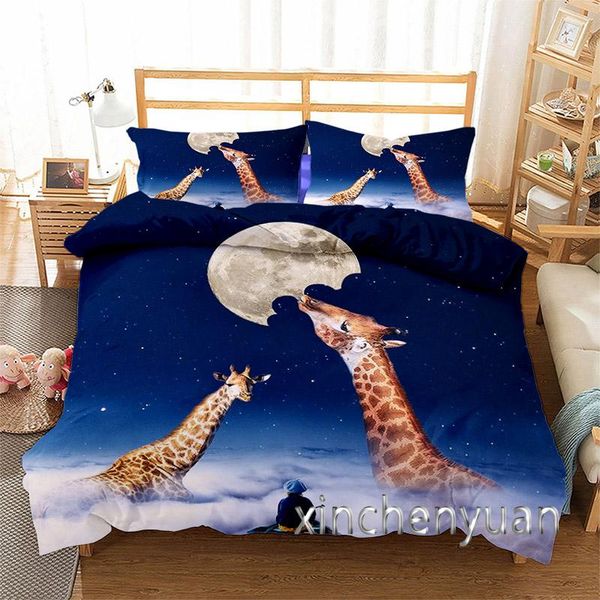 bedding sets animal giraffe 3d printed duvet cover set twin full king size bed linens bedclothes for young k82
bedding sets animal giraffe 3d printed duvet cover set twin full king size bed linens bedclothes for young k82