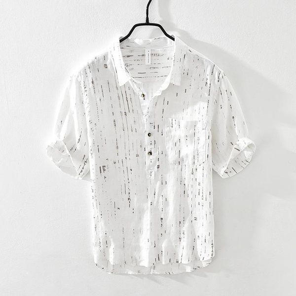 men's casual shirts 3018 linen shirt summer japan style harajuku personalize print thin handsome slim youth brand streetwear camisa mas, White;black
men's casual shirts 3018 linen shirt summer japan style harajuku personalize print thin handsome slim youth brand streetwear camisa mas, White;black