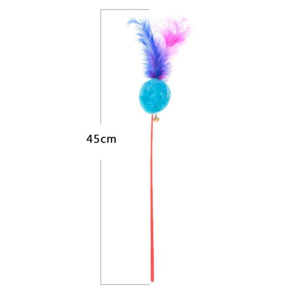 cat toys play interactive fun toy teaser wand pet colorful feather catcher stick for cats random color
cat toys play interactive fun toy teaser wand pet colorful feather catcher stick for cats random color