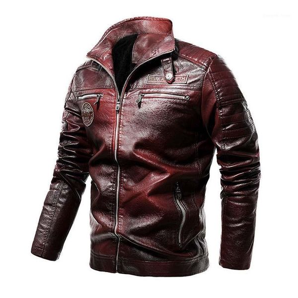 men's fur & faux mcikkny fashion winter pu leather jackets stand collar fleece lined outwear coats for male size l -4xl windbreak, Black
men's fur & faux mcikkny fashion winter pu leather jackets stand collar fleece lined outwear coats for male size l -4xl windbreak, Black