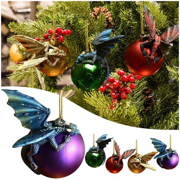 party decoration creative resin dragons protecting baubles like their own eggs pendant navided christmas ornaments tree decorations l5
party decoration creative resin dragons protecting baubles like their own eggs pendant navided christmas ornaments tree decorations l5