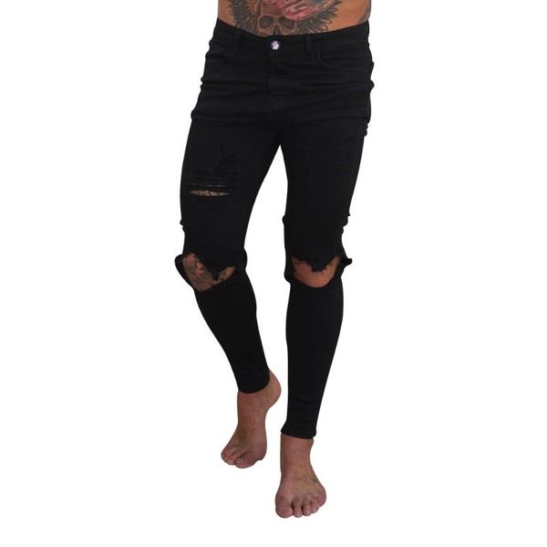 men's jeans plus size men casual fashion ripped for denim hole pants ankle length pencil trousers homme, Blue
men's jeans plus size men casual fashion ripped for denim hole pants ankle length pencil trousers homme, Blue