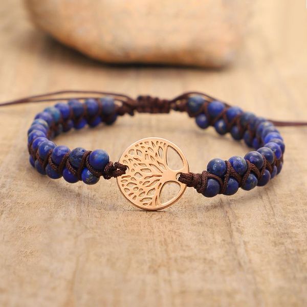 handmade natural stone boho yoga wrap bracelet & bangle tree of life lazuli braided charm women men gift bracelets, Golden;silver
handmade natural stone boho yoga wrap bracelet & bangle tree of life lazuli braided charm women men gift bracelets, Golden;silver