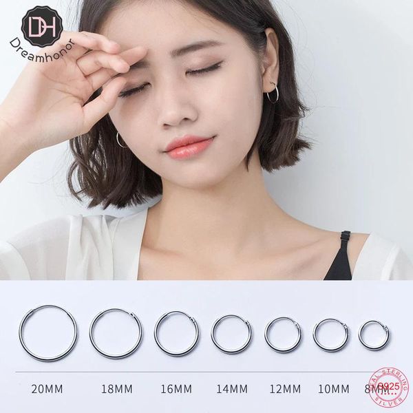 hoop & huggie dreamhonor different size 925 sterling silver round circle earrings for women fashion wedding party jewelry, Golden;silver
hoop & huggie dreamhonor different size 925 sterling silver round circle earrings for women fashion wedding party jewelry, Golden;silver
