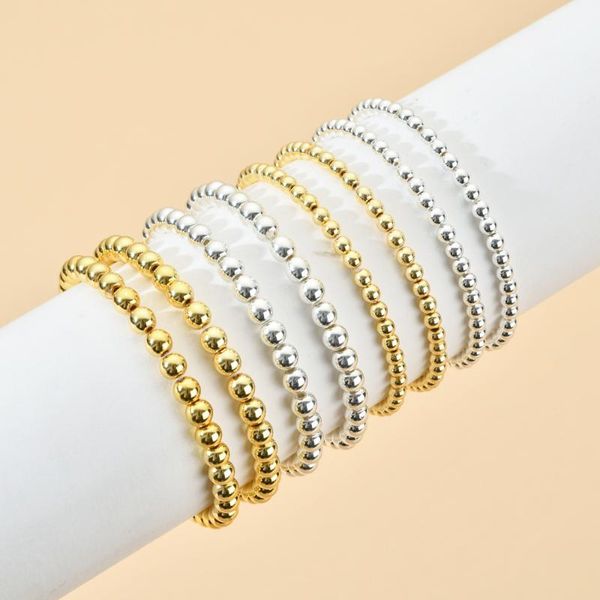 charm bracelets zmzy silver color gold beads bracelet for women trendy statement round beaded handmade fashion jewelry, Golden;silver
charm bracelets zmzy silver color gold beads bracelet for women trendy statement round beaded handmade fashion jewelry, Golden;silver