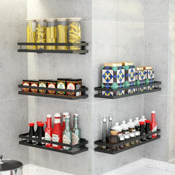 kitchen storage & organization 20/25/30/35/40/50cm seasoning rack punch-bathroom spice carbon steel wall hanging corner shelf
kitchen storage & organization 20/25/30/35/40/50cm seasoning rack punch-bathroom spice carbon steel wall hanging corner shelf
