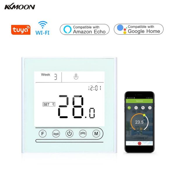 smart home control tuya touch screen wifi thermostat programmable temperature controller for electric heating support alexa google
smart home control tuya touch screen wifi thermostat programmable temperature controller for electric heating support alexa google