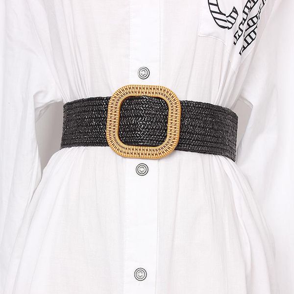 belts women's runway fashion knitted cummerbunds female dress corsets waistband decoration wide belt tb1523, Black;brown
belts women's runway fashion knitted cummerbunds female dress corsets waistband decoration wide belt tb1523, Black;brown