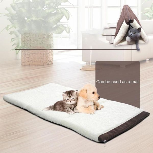 winter warm pet cat bed cave house soft lamb cashmere mat tunnel indoor cats houses kitten foldable beds & furniture
winter warm pet cat bed cave house soft lamb cashmere mat tunnel indoor cats houses kitten foldable beds & furniture