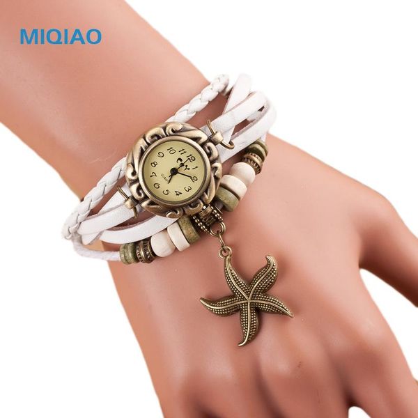 vintage starfish jewelry watch women fashion faux leather band hand clock bracelet strap dress gift w204 wristwatches, Slivery;brown
vintage starfish jewelry watch women fashion faux leather band hand clock bracelet strap dress gift w204 wristwatches, Slivery;brown