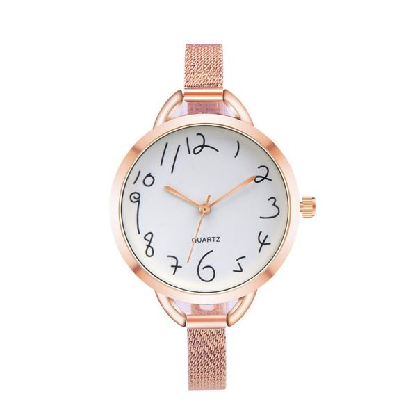 wristwatches luxury rose gold women's watches brand fashion girl ladies stainless steel clock pointer quartz wristwatch bayan saat *a, Slivery;brown
wristwatches luxury rose gold women's watches brand fashion girl ladies stainless steel clock pointer quartz wristwatch bayan saat *a, Slivery;brown