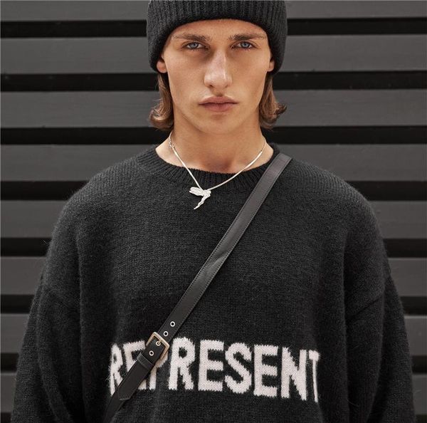 men's sweaters heavy fabric represent fashion sweater men 1:1 jacquard knitted vintage winter women sweatshirts slightly oversi, White;black
men's sweaters heavy fabric represent fashion sweater men 1:1 jacquard knitted vintage winter women sweatshirts slightly oversi, White;black