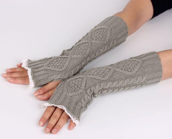 fingerless gloves pure color hand long mitten glove women knitted wrist elbow glovers lace arm winter soft sc5517+25, Blue;gray
fingerless gloves pure color hand long mitten glove women knitted wrist elbow glovers lace arm winter soft sc5517+25, Blue;gray