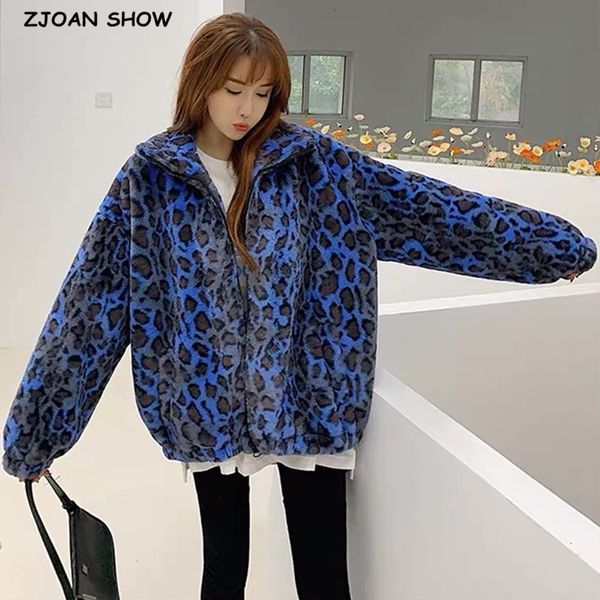 women's wool & blends winter lapel hairy shaggy blue leopard fur jacket oversized long sleeve furry women coat loose, Black
women's wool & blends winter lapel hairy shaggy blue leopard fur jacket oversized long sleeve furry women coat loose, Black
