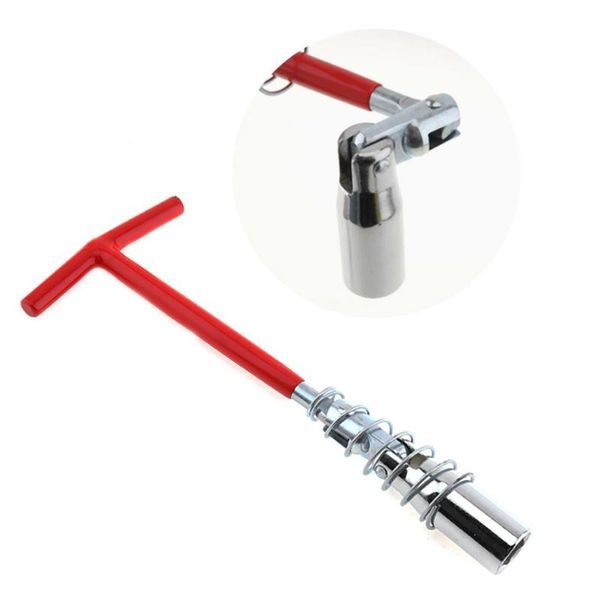 hand tools universal 16mm t-handle spark sleeve socket wrench with spring and galvanized surface for car repair
hand tools universal 16mm t-handle spark sleeve socket wrench with spring and galvanized surface for car repair