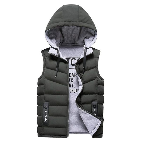 men's vests men m-4xl parka hooded vest winter autumn thick warm casual windbreaker baggy padded outerwear waistcoat sleeveless jacket, Black;white
men's vests men m-4xl parka hooded vest winter autumn thick warm casual windbreaker baggy padded outerwear waistcoat sleeveless jacket, Black;white