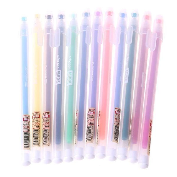 gel pens 6/12 colors pen ballpoint 0.5mm ink plastic neutral maker stationery
gel pens 6/12 colors pen ballpoint 0.5mm ink plastic neutral maker stationery
