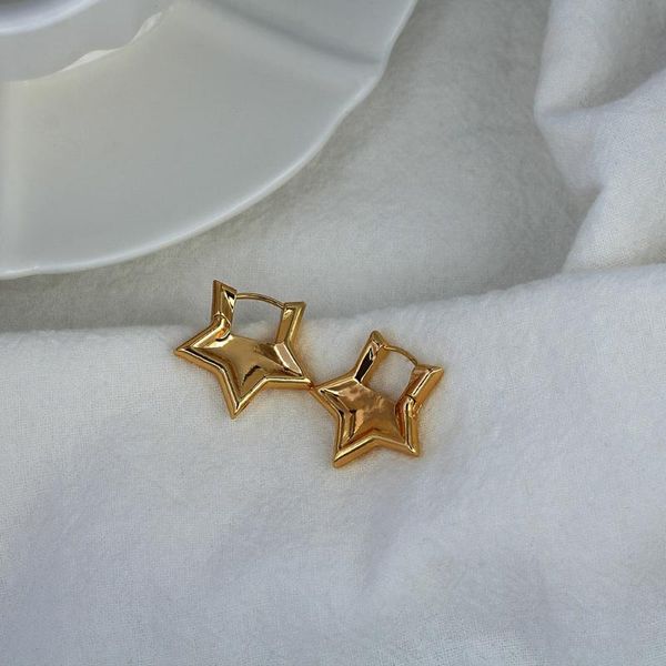 hoop & huggie just feel 2021 star small earrings for women gold color brass geometric fashion jewelry gift, Golden;silver
hoop & huggie just feel 2021 star small earrings for women gold color brass geometric fashion jewelry gift, Golden;silver