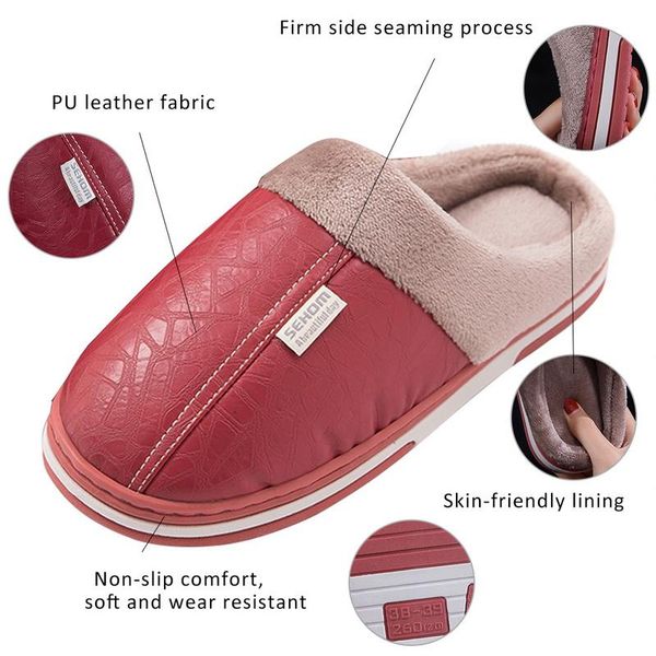 slippers vogue nice winter warm leather women sweet ladies home anti-dirty indoor female slipper, Black
slippers vogue nice winter warm leather women sweet ladies home anti-dirty indoor female slipper, Black