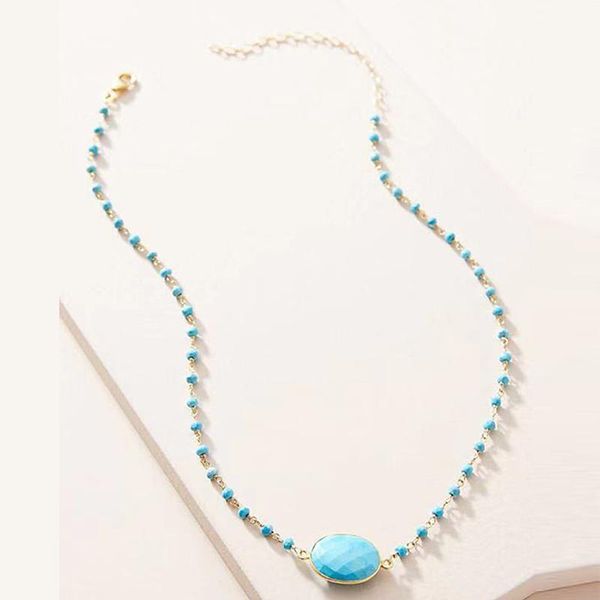 chokers porcelain pink luxury blue crystal necklace gift for girls women charm collier bohemian faceted beads trendy accessories, Golden;silver
chokers porcelain pink luxury blue crystal necklace gift for girls women charm collier bohemian faceted beads trendy accessories, Golden;silver