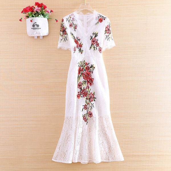 dress high-end summer women vintage midi mermaid dresses embroidery elegant lady slim a-line party embroidered lace dress s-xl, Black;gray
dress high-end summer women vintage midi mermaid dresses embroidery elegant lady slim a-line party embroidered lace dress s-xl, Black;gray