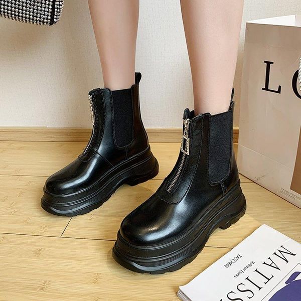boots black brown ankle women shoes chunky platform motorcycle winter front zipper botas mujer
boots black brown ankle women shoes chunky platform motorcycle winter front zipper botas mujer